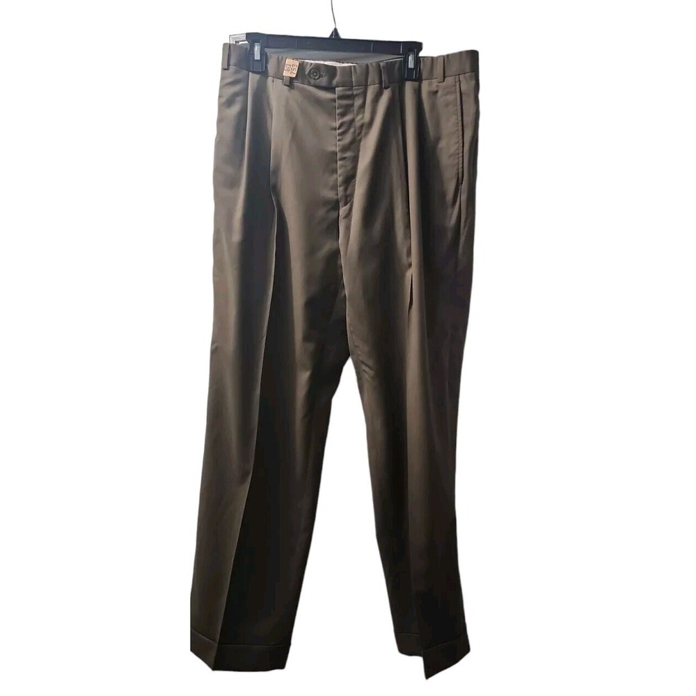 Ralph Lauren Dress Pants Pleated‎ Cuffed Trousers Career
